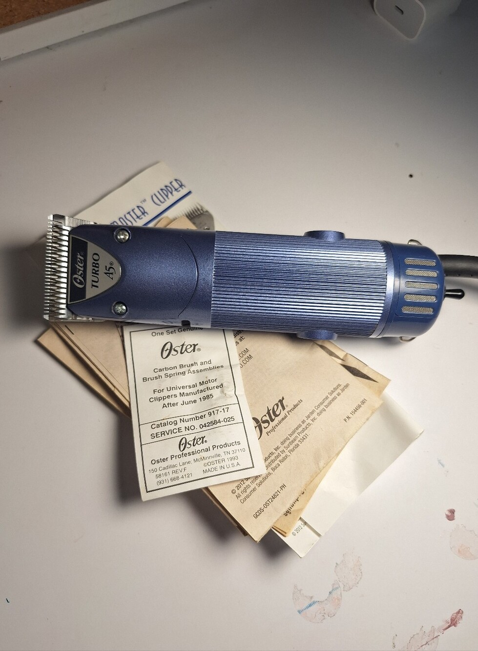 Oster Turbo A5 pet Clipper
